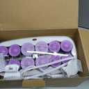 Conair Hot Rollers for Long, Medium & Short Hair, 12 Ceramic Flocked 1-Inch and 1-Inch Heated Hair Rollers with Clips, Hot Curlers for Women, Volume & Curls