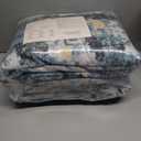 AROGAN 8x10 Rug Washable Area Rugs for Living Room, Modern Abstract Large Area Rug Non Slip Carpet, Low Pile Indoor Floor Soft Rug for Bedroom Dining Room Office Kids Playroom Decor, Mottled Blue (810 Feet)