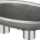 Ceramic Fruit Bowl  10 Gray Decorative Bowl for Kitchen Counter  Modern Pedestal Bowl, Fruit Bowls, Catch All Bowl, and Fruit Basket for Kitchen Counter