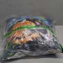 Sleeping Calico Cat Starry Night Animal Lover Pet Artwork Throw Pillow (18x18)