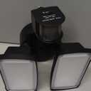 UME 19W LED Flood Light Motion Sensor Outdoor, 2 Adjustable Head, 2000LM, 5000K, IP65 Waterproof, Dusk to Dawn Security Light with Photocell for Exterior,Outside,Garage,House(Black) (1pack)