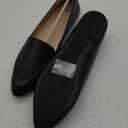 FINIWOR Loafers for Women Flats Shoes Women Pointed Toe Dress Shoes Comfortable Memory Foam Penny Loafers Slip On Shoes, 9