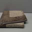 OLANLY Bathroom Rug Mat 30x20, Extra Soft and Absorbent Microfiber Bath Rugs, Non-Slip Plush Shaggy Bath Carpet, Machine Wash Dry, Bath Mats for Bathroom Floor, Tub and Shower, Brown