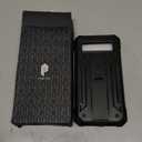 Poetic Revolution Case Compatible with Pixel 6 5G, Full Body Rugged Shockproof Protective Cover Case with Kickstand, Built-in Screen Protector Work with Fingerprint ID, Black