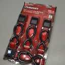 HUSKY 10FT X 1IN Cam Buckle Tie-Downs 4-Pack