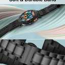 Smart Watches for Men with Flashlight(Answer/Make Calls),1,43" AMOLED Military Rugged Tactical Smartwatch,5ATM Waterproof/Heart Rate Monitor/Fitness Tracker for iOS Android,3-Bead (Large)