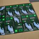 AMMEX Black Nitrile Exam Gloves, Case of 1000, 3 Mil, Size Medium, Latex Free, Powder Free, Textured, Disposable, Non-Sterile, Food Safe, ABNPF44100