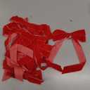 12Pcs Red Velvet Ribbon Bows Christmas Tree Decorations,5in x 10in Xmas Ornaments for Tree Home Party Front Door Wreath Holiday Decor