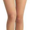 SUREPOCH 20D Sheer Tights Control Top Black Pantyhose for Women Tummy Control Nylon Stockings 2 Packs