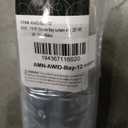 13/16" Double Bay Curtain Rod 20"-36", 38"-72" - Black