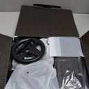 Orzly Accessory Bundle Kit designed for Nintendo switch Accessories Geeks and Oled console users Case and Screen protector, Joycon grips and Wheels for enhanced games play and more - Jet black