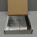 Binditek 100 Pack Double Loop Wire Binding Spines, 7/16Inch Binding Wire for Letter Size, 3:1 Pitch, 80 Sheet Capacity, 32-Loop, Black, for Students and Coworkers