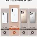 Meifigno for iPhone 16 Plus Case with Sensitive Camera Control Capture Button, [Not-Yellowing] [Military-Grade Protection] [Compatible with MagSafe], Magnetic Shockproof Case for 16 Plus 6.7", Clear