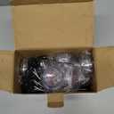 Partsam 10Pcs 2.5" Round Amber 13 LED Side Marker Clearance Lights with Reflectors for Truck Trailer RV, Grommets and Pigtails Include, Clear Lens, Sealed Waterproof, Flush Mount, 12V