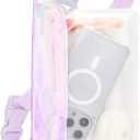 Case-Mate Soap Bubble IP68 Waterproof Phone Pouch/Case with Triple Seal Protection, Adjustable Strap - Waterproof Fanny Pack for iPhone 17 Pro Max/iPhone 16 Pro Max/15/14/S26/S25/Pixel 10 - Iridescent