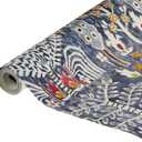 RoomMates RMK12372PL Persian Ikat Peel and Stick Wallpaper (Blue)