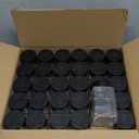 Mimorou 30 Pack Plastic Spice Jars with Shaker Lids Clear Seasoning Containers Spice Bottles for Kitchen Storing Spice Herbs Seasoning Powders(Triangle,12.2 oz)