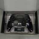 AOC PC Controller  Interactive Screen Wireless Controller Compatible with PC/Switch/Switch 2/iOS/Android, Hall Effect Joystick & Triggers, RGB Lighting, Adjustable Vibration/Turbo, 1000mAh Battery(Black)