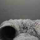 Large Donut Cat Tunnel Bed - Soft Plush Cat Cave & Peekaboo Hiding Spot, 3-in-1 Indoor Cat Playground Toy for Kittens/Adult Cats, Festive Christmas Pet Gift