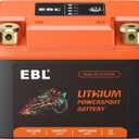 EBL Lithium YTZ5S-BS, 105CCA Lithium LiFePO4 Motorcycle Battery, 12V 3.5Ah ATV, UTV, Jet Ski, 4 Wheeler, Quad, Riding Lawn Mower, Tractor, Scooter, PWC, Seadoo, Polaris and Generator Battery