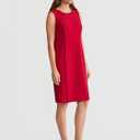 Kasper Women's Sleeveless Sheath Dress with Corded Piping Detail 8