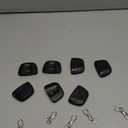 Kingdder 9 Pcs Garage Door Remote Compatible with Linear Multicode 300mhz 10 Dip Switch 3089 3060 3070 Gate Opener Remote Multicode Gate Opener with Keychain (Black)