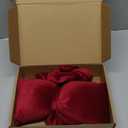 Gejoy Christmas Velvet Red Bow Christmas Tree Topper Bow Decorations 17.7''x9.8'' Red Xmas Decorations for Xmas Tree Home Wreath Front Door Fireplace