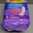 Always Discreet Adult Incontinence Pads for Women, Drier, 6 Drop Long Length, Extra Heavy Absorbency, Pads for Bladder Control Management, Bladder Leaks, & Postpartum Pads, 45ct