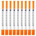 U-100 1ml Syringes 1cc 31G 5/16 Inch 8mm - Disposable Individually Sealed, Box of 100