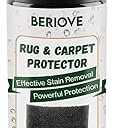 BERIOVE Rug & Carpet Protector Waterproof: Carpet Cleaner Spray Shield for Pets Stain Spot  Rug Protector for Carpet Home Interior 2 Pack
