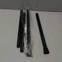 MEXAU 1Pack Black Tension Curtain Rod for Windows 29 to 64 inch, Never Rust adjustable curtain rod tension curtain rods no drilling，7/8 Inch spring loaded curtain rods for Doorway Closet Door