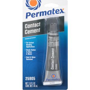 Permatex 25905 Contact Cement, 1.5 oz., 1.5 Ounce