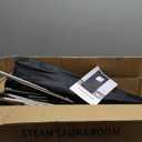 Upgraded Portable Sauna Box of Relaxation, Detoxification, Steam Sauna for Home with Steamer, Pairs Remote Control, Folding Chair, 9 Levels, 2.6 x 2.6 x 5.9 (Blue)