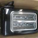 Cuisinart CPT-122BK 2-Slice Compact Plastic Toaster, Slots for Bagels & Bread, 7 Shade Settings, Cancel/Defrost/Reheat Functions, Removable Crumb Tray, Small Kitchen Appliance for Home & Office, Black