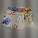 MAPDTWO 36 Packs Dinosaur Valentines Day Cards for Kids - Dinosaur Kids Valentines Day Cards for School Classroom Party Favors - Dino 3.7''x 5.3'' Mason Jar Card Exchange (Candy Not Included)