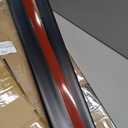 2 Pack Weather Stripping Door Seal, 36” Length Cuttable Door Draft Stopper, Strong Adhesive Door Sweep for Exterior and Interior Doors (2, Black)