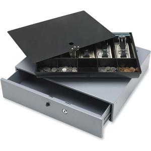 Sparco Removable Tray Cash Drawer,GRAY,3-3/4"H x 17-3/4"W x 15-3/4"D