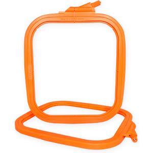 Nurge Orange Medium (No:3) Plastic Square Embroidery Hoop, Cross Stitch Hoops, Punch Needle Hoop , DIY Craft Sewing,ABS Plastic Embroidery Hoops