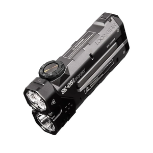LOOP GEAR SK05Pro Flat LED Flashlight with 8000mAh Power Bank,Sidelight Flashlight Combines Floodlight & Spotlight,4360 High Lumens,Rechargeable,Magnetic Tail,IP68 Perfect for Camping,Outdoor (Grey)