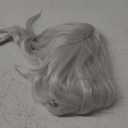 BERON Silver Wig Short Curly Wig Silver White Wigs Women Beach Wave Wigs for Cosplay Costume Party Hairnet Included