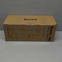 Kitsure Toilet Paper Holder Free Standing  Rustproof Metal Toilet Paper Stand for 4 Rolls with Anti-Slip Base and Shelf for Phone & Small Items, Bathroom Organizers and Storage, Medium, Black, 2Pack