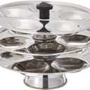 Tabakh 3-Rack Stainless Steel Baby Mini Idli Stand, Makes 15 Mini Idlys, Small