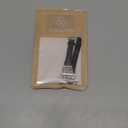 TOYOUTHS Leather Band Compatible with Apple Watch Bands Women 42/ 44/ 45/ 46/ 49mm Dressy Slim Leather Strap with Designer Interlock Buckle for iWatch Series 10/ 9/ Ultra/ SE/ 8/ 7/ 6/ 5/ 4/ 3/ 2/ 1, Black+Silver