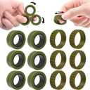 Cevioce Fidget Toys Adults,12 Pcs Magnetic Rings Silicone Spiky Sensory Rings,Fidget Magnetic Spinner Ring for Teens Boys Coolest Texture Autism Stress Relief Toy Birthday Gifts Classroom Prizes Kids