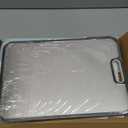 Titanium Cutting Board for Kitchen, Cutting Board Double Sided Food Grade, Pure Titanium/PP, Easy to Clean Large Size 1610 (15.6"L x 10.8"W, Silver)