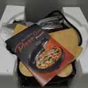 Electric-Pizza-Oven-Indoor, 12 Inches Countertop Cooker,800 Electric Pizza Maker with Timer, Ceramic Stone, Viewing Window, Complete Accessory Kit, Black, XL