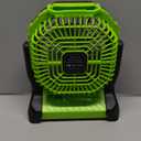 Portable Rechargeable Fan, 20000mAh Cordless Battery Powered Camping Tent Fans with SOS & LED Lantern, Small USB C Operated Outdoor Ventilador for Travel Camp Fishing Bedroom Power Outage Emergency (Large, Neon Green)