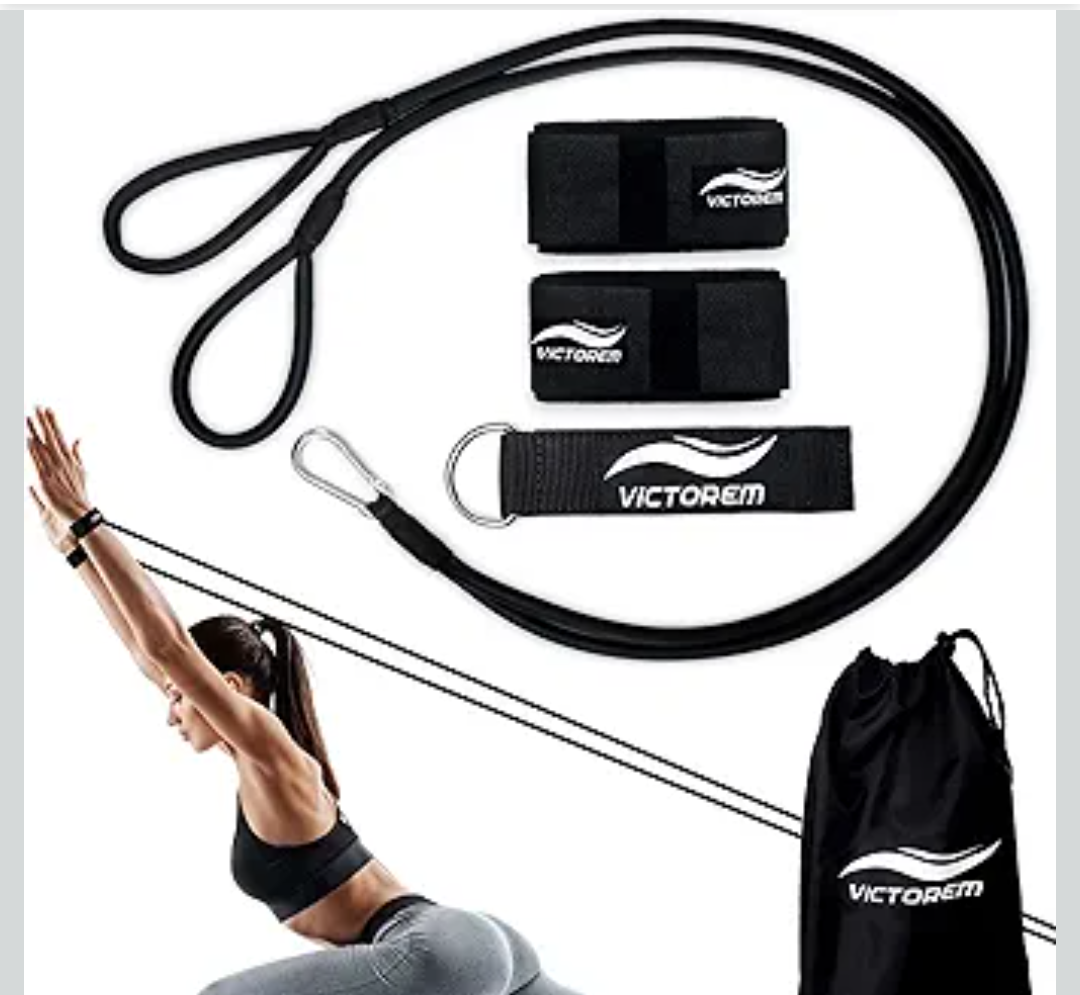 Victorem Throwing Mobility Bands Bonus Carrying Bag, Connecting Strap, & Workout Guide Baseball, Softball, Quarterback, Exercise Resistance Bands