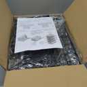 4-Tier Stackable Closet Organizers and Storage Shelves, Clothes Shelf Organizer Basket Bins, Foldable Sweater Storage for Closet Organizer System, Black (Patent Pending)