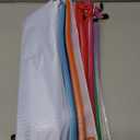 JARLINK 20 Pack 10 Colors Zipper Mesh Document Pouch, Letter Size/A4 Size, Plastic Water-Resistant File Bags, for School Office Supplies Cosmetics Travel Storage, Assorted Color